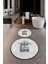 Dijital Baskılı Yıkanabilir Home Sweet Yazılı Ikili Yuvarlak Banyo Halısı Paspas, Klozet-14-Gri, 4