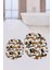 3d Dijital Baskılı Yıkanabilir Kelebek Desenli Ikili Banyo Halısı Paspas Oval, Klozet-44-Kahve, 4