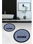 Dijital Baskılı Yıkanabilir Home Yazılı Ikili Yuvarlak Banyo Halısı Paspas, Klozet-13-Mavi, 5