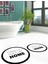 Dijital Baskılı Yıkanabilir Home Yazılı Ikili Yuvarlak Banyo Halısı Paspas, Klozet-13-Beyaz, 3