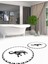 Dijital Baskılı Yıkanabilir Fil Desenli Ikili Banyo Halısı Paspas Yuvarlak, Klozet-32-Beyaz, 3