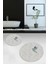 Dijital Baskılı Yıkanabilir Modern Kuş Desenli Ikili Banyo Halısı Paspas Yuvarlak, Klozet-36-Gri, 1