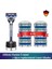 Gümüş Tarzı Güvenlik Düz Jilet Gillette Fusioaver Erkekler Için Standlı Tıraş Makinesi Kasetleri Jiletli Tıraş Seti Shavette (Yurt Dışından) 1
