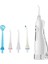 Beyaz Stil Oral Irrigator USB Taşınabilir Diş Diş Duşu Ipx7 Su Geçirmez Diş Su Jeti Diş Temizleyici + 5 Meme Diş Beyazlatma (Yurt Dışından) 1