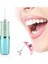 Beyaz Stil 220 ml Taşınabilir Oral Irrigator Akülü Diş Diş Duşu Diş Temizleme Diş Beyazlatma 3 Basınç Modu 4 Jet Ucu Ipx7 (Yurt Dışından) 2