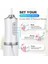 Beyaz Stil Oral Irrigator Taşınabilir Diş Su Flosser USB Şarj Edilebilir Su Jeti Ipi Kürdan 4 Jet Tml 3 Mod Ipxrpm (Yurt Dışından) 5
