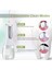Beyaz Stil 3 Modlu Oral Irrigator USB Şarj Edilebilir Diş Duşu Taşınabilir Diş Diş Duşu Jet 350ML Taşınabilir Diş Diş Temizleyici (Yurt Dışından) 3