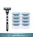 Kırmızı Stil Gillette Maaving Bıçakları Makinesi Tıraş Için Tıraş Makinesi Erkekler Için Düz Jilet Tıraş Kasetleri Güvenlik Yüz Değiştirme Kafası (Yurt Dışından) 1