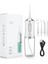 Beyaz Kutu Stili Su Geçirmez Oral Irrigator Diş Su Jeti Su Flosser USB Şarj Edilebilir Diş Duşunda 220 ml Su Deposu Taşınabilir Diş Temizleyici (Yurt Dışından) 2