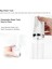 Beyaz Kutu Stili Su Geçirmez Oral Irrigator Diş Su Jeti Su Flosser USB Şarj Edilebilir Diş Duşunda 220 ml Su Deposu Taşınabilir Diş Temizleyici (Yurt Dışından) 5
