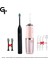Beyaz4 Tarzı Oral Irrigator ve Elektrikli Diş Fırçası Ipx7 Yedek Fırça Kafası Taşınabilir Diş Su Pensesinde 4 Nozullu USB Şarj Edilebilir (Yurt Dışından) 4