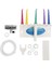 1 Takım Tarzı Diş Spa Musluk Oral Irrigator Su Jeti Diş Fırçası Ipi Diş Pensesinde Hijyen Diş Enstrüman Su Toplama Diş Temizleyici (Yurt Dışından) 1