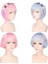 Lord Shengda Diğer Dünya Hayatı Sıfırdan Ram Rem Cosplay Peruk (Yurt Dışından) 5