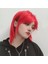 Kurt Kuyruğu Hamsi Peruk Kadın Kısa Düz Saç Deniz Kral Kırmızı Yakışıklı Moda Kısa Saç Erkek Sentetik Peruk Kadın (Yurt Dışından) 4