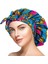 Büyük Boy Afrika Baskı Saten Bonnet Uzun Kurdele Sarma Çift Katmanlı Headwrap Ankara Desen Kadın Saç Kapak Saç Wrap Kap (Yurt Dışından) 1