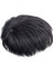 Peruk Erkek Kısa Saç Kafa Üst Yedek Blok Tam Gerçek Saç Değiştirme Siyah Brüt Inç Mekanizması 16*18 (Yurt Dışından) 1