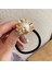 Moda Metal Elastik Saç Bandı Kore Saç Aksesuarları Kızlar Kadınlar Için El Yapımı Saç Kravat Kafa Bandı Saç Scrunchies Süsler (Yurt Dışından) 3