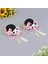 2x Çin Tarzı Saç Klipleri Panda Barrette Hanfu Qipao Püskül Yapış Tokalar Pembe (Yurt Dışından) 1