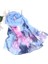Lotus Çiçek Yaz Kadın Ipek Eşarp Bandana Şifon Georgette Bandana Kadın Zarif Şal Başörtüsü Hairscarves Plaj Eşarp (Yurt Dışından) 3