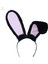 Simülasyon Tavşan Hairbands Cosplay Parti Kostüm Siyah (Yurt Dışından) 2