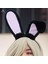 Simülasyon Tavşan Hairbands Cosplay Parti Kostüm Siyah (Yurt Dışından) 3