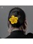 Büyük Çiçek Saç Klip Ördek Gagası Klip Saç Aksesuarları Parti Bayanlar Için Barrette Hairgrips, Sarı (Yurt Dışından) 4