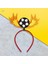 Futbol Kafa Bandı Hairband Spor Yarışması Headdress Dekorasyon Futbol Partisi Saç Çember Festival Saç Aksesuarı Fotoğraf Prop, Alev (Yurt Dışından) 1
