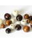 50 Adet/grup Vintage Saç Örgü Boncuk Manşetleri Klip 10/12MM Oval Ahşap Boncuk Kızlar Kadınlar Için Saç Braiders Şekillendirici Araçları Aksesuarları (Yurt Dışından) 3