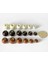 50 Adet/grup Vintage Saç Örgü Boncuk Manşetleri Klip 10/12MM Oval Ahşap Boncuk Kızlar Kadınlar Için Saç Braiders Şekillendirici Araçları Aksesuarları (Yurt Dışından) 5