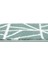 Home GH39A-WT-GRY1 Üçgen Desenli Kaydırmaz Tabanlı 1'li Merdiven Halısı - Beyaz/deniz Mavisi 2