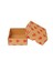 Hediye Kutusu Kırmızı Kalp Baskılı Gövde+Kapak Kraft 16X15X8 cm - 50 Adet 2