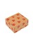 Hediye Kutusu Kırmızı Kalp Baskılı Gövde+Kapak Kraft 16X15X8 cm - 50 Adet 3