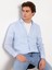 Lcw Vision Slim Fit Uzun Kollu Keten Karışımlı Erkek Gömlek 1
