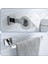 Şerit Kağıt Tutucu Stili Cilalı Banyo Aksesuarları Seti Paslanmaz Çelik Wc Kağıt Havluluk Rulo Peçete Raf Bornoz Ceket Askısı Banyo Donanım Kiti (Yurt Dışından) 4