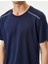 Spor T-Shirt Şerit Baskılı Bisiklet Yaka Kısa Kollu 5