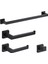 Br-Hook Tarzı 60CM Banyo Donanım Seti Aksesuarları Mat Siyah Raf Bornoz Askısı Askı Havlu Demiri Bar Raf Kağıt Mendil Tutucu (Yurt Dışından) 3