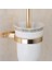 Fırça Stili Altın Uzay Alüminyum Banyo Donanım Seti Kağıt Tutucu Havlu Çubuğu Bornoz Kancaları Tuvalet Fırçası Tutucular Raflar Banyo Aksesuarları (Yurt Dışından) 1
