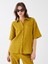 Lcw Vision Düz Kısa Kollu Oversize Kadın Gömlek 1