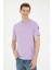 Erkek Lila Basic T-Shirt 50284618-Vr034 1