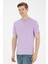 Erkek Lila Basic T-Shirt 50284618-Vr034 3