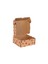 Hediye Kutusu Kırmızı Yıldız Baskılı Kendinden Kapaklı Kraft 18X18X8 cm - 50 Adet 3