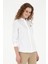 Kadın Beyaz Gömlek Basic 50283987-VR013 1