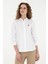 Kadın Beyaz Gömlek Basic 50283987-VR013 3