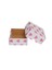 Hediye Kutusu Pembe Kalp Baskılı Gövde+Kapak Beyaz 16X15X8 cm - 50 Adet 1