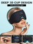 3D Uyku Maskesi - Bluetooth Kablosuz Müzik - Siyah 3
