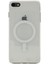 iPhone 8 Plus Kılıf Embos Magsafeli Pc Kapak + Magsafe Şarj Özellikli Powerbank 5000 Mah 1