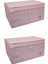 Düzenleyici Kutu Organizer Cırtlı Saklama Hurç Maxi Boy 30CM x 40CM x 50CM (5 Adet) 2