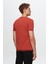 Slim Fit Kiremit Düz Örgü Rayon Örme T-Shirt 0EF069421003M 4