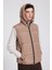 Slim Fit Vizon Düz Yelek Mont 1ECY735210029 1