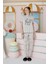 Kadın Kısa Kol Bej Melanj Pijama Takım C7T2N751 2